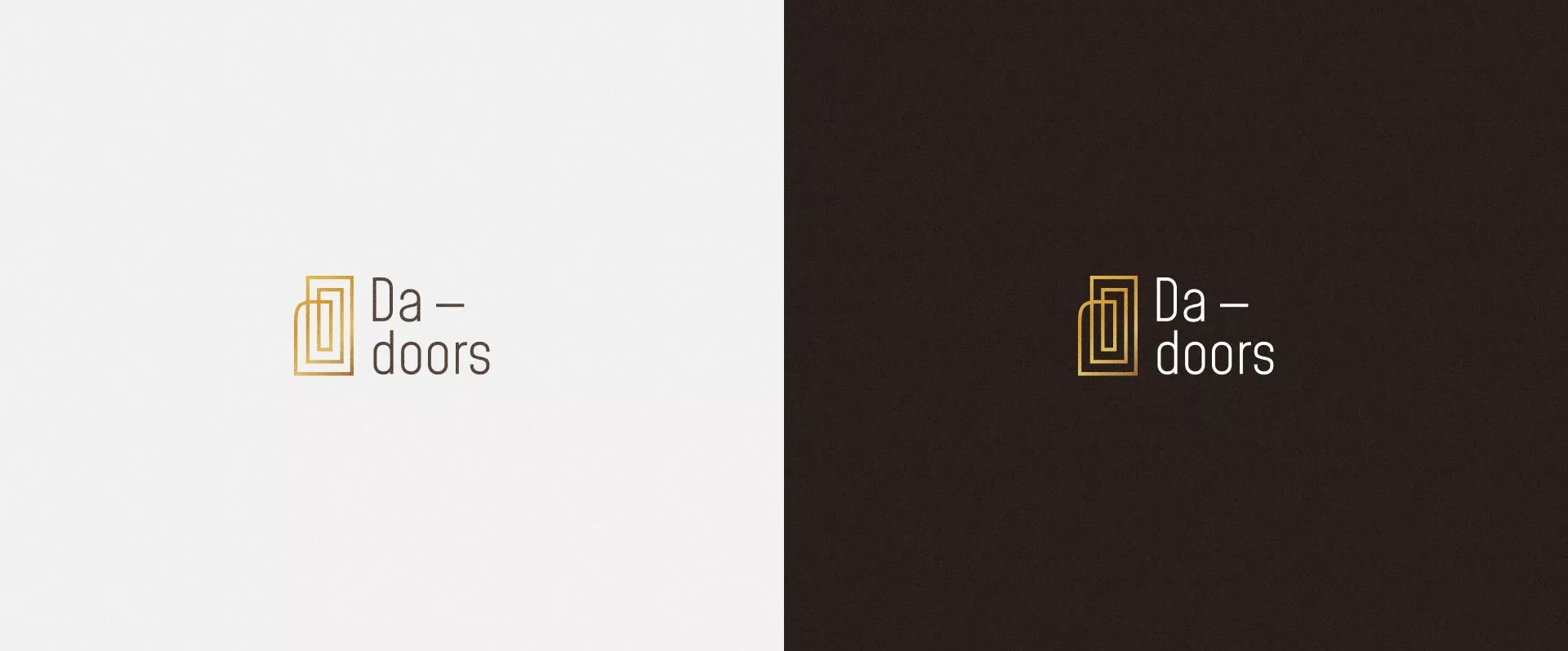 Разработка логотипа для компании «DA-DOORS» в Чадане